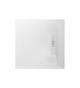 Burlington Calton Brodzik kwadratowy 90x90 biały połysk BU_VTS900W