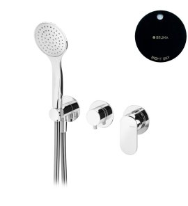 Bruma Spring Bateria natryskowy podtynkowa ze słuchawką 3-drożna Night Sky 1122000NS