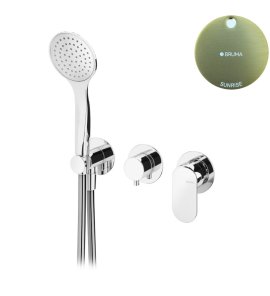 Bruma Spring Bateria natryskowy podtynkowa ze słuchawką 3-drożna Sunrise 1122000SR
