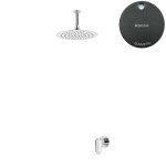 Bruma Spring Zestaw natryskowy z deszczownicą Ø 250 mm sufitową Gunmetal 1125609MG