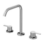 Bruma X-Alpha Bateria umywalkowa 3-otworowa bez korka Satin stainless steel 1860008IS