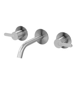 Bruma X-Alpha Bateria umywalkowa podtynkowa 150 mm Satin stainless steel 1862501IS