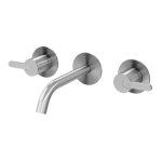 Bruma X-Alpha Bateria umywalkowa podtynkowa 200 mm Satin stainless steel 1860108IS
