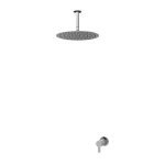 Bruma X-Alpha Zestaw natryskowy podtynkowy z deszczownicą Ø 250 mm na ramieniu sufitowym Satin stainless steel 1865611IS