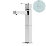 Bruma Escudo 2 Bateria umywalkowa wysoka jednootworowa z korkiem Click-Clack Pure White 1022141PW