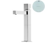 Bruma Escudo Bateria umywalkowa wysoka jednootworowa z korkiem Click-Clack Pure White 1022142PW