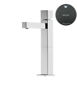 Bruma Escudo Bateria umywalkowa wysoka jednootworowa bez korka Gunmetal 1022102MG