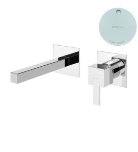 Bruma Escudo 2 Bateria umywalkowa podtynkowa 230 mm Pure White 1020104PW
