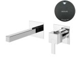 Bruma Escudo 2 Bateria umywalkowa podtynkowa 230 mm Gunmetal 1020104MG
