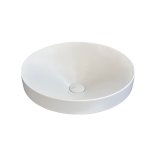      Valdama Occhio Umywalka nablatowa ø50xH15 cm z korkiem klik klak Nuvola mat OCL0106A+PMCLTCU06A WIETRZENIE MAGAZYNÓW!!