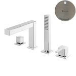 Bruma Escudo 2 Bateria wannowo-natryskowa 2-drożna na brzeg wanny Morning Mist 1023301MM