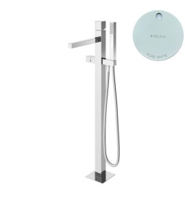Bruma Escudo Bateria wannowo-natryskowa wolnostojąca Pure White 1028002PW