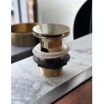   Galatea Design Korek umywalkowy klik-klak brushed gold GDW11BRG W MAGAZYNIE!!