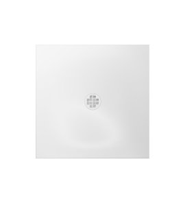 Burlington Creo Brodzik kwadratowy 80x80 cm biały połysk CRS800X800W