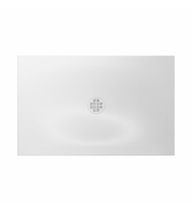 Burlington Creo Brodzik prostokątny 140x90 cm biały połysk CRR900X1400W