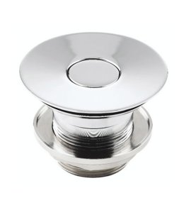 Burlington Korek automatyczny do wanien bez przelewu Chrom CW13