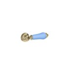 Burlington Bespoke Spłuczka podtynkowa z rączką ceramiczną Gold/Enchanted Blue F6CCGE