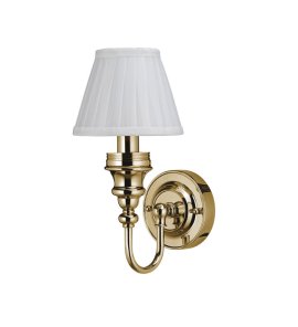 Burlington Ornate Kinkiet ścienny gold + abażur biały EL_BL22GOLD