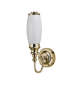 Burlington Ornate Kinkiet ścienny gold + klosz mat EL_BL23GOLD