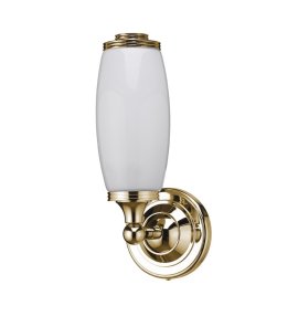 Burlington Round Kinkiet ścienny gold + klosz mat EL_BL13GOLD