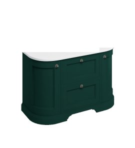 Burlington Szafka pod umywalkę 133,6x55 Matt Green FC4MG