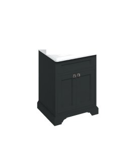 Burlington Szafka pod umywalkę Matt Black FF8BM