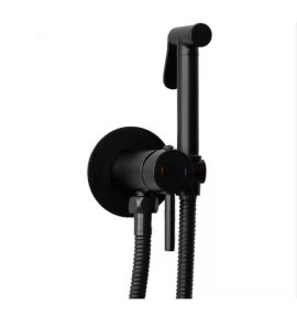   Galatea Design Luno Bidetka z mieszaczem, słuchawką i wężem czarny mat GD1078611MB W MAGAZYNIE!!
