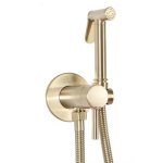   Galatea Design Luno Bidetka z mieszaczem, słuchawką i wężem brushed gold GD1078611BRG W MAGAZYNIE!!