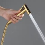   Galatea Design Luno Bidetka z mieszaczem, słuchawką i wężem brushed gold GD1078611BRG W MAGAZYNIE!!