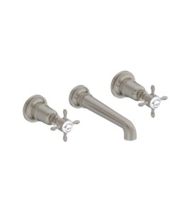 Burlington Guild Bateria umywalkowa podtynkowa Brushed Nickel GU130TRIML