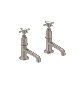 Burlington Guild Bateria umywalkowa 2-otworowa Brushed Nickel GU140DNL
