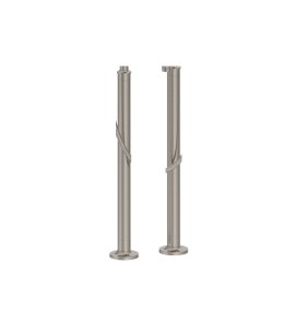 Burlington Guild Nogi do baterii wannowej Brushed Nickel GU002FL