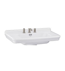 Burlington Guild Umywalka 85x55 z 3 otworami Biały GU0853SCW