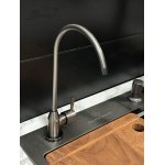      Galatea Design Modus Zlew wpuszczany black z dozownikiem i baterią gunmetal GDP172MB WYPRZEDAŻ MAGAZYNOWA