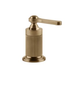 Gessi Venti20 Przełącznik wannowo-prysznicowy jednootworowy warm bronze brushed pvd 65100.726