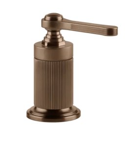 Gessi Venti20 Przełącznik wannowo-prysznicowy jednootworowy copper brushed pvd 65100.708