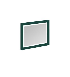 Burlington Lustro łazienkowe z podświetleniem LED 90x75 Matt Green M9MMG
