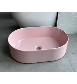 Olympia Ceramica Open60 Umywalka stawiana na blat 60x40 Pink OPE42OV60009