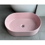 Olympia Ceramica Open60 Umywalka stawiana na blat 60x40 Pink OPE42OV60009