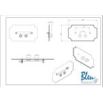 Bleu Provence Przycisk do systemu spłukiwania Geberit chrom PLGB01CR