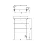Burlington Berkeley Grzejnik wodny Chrom R4CHR