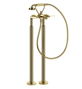Gessi Venti20 Bateria wannowa wolnostojąca element zewnętrzny gold pvd 65128.246