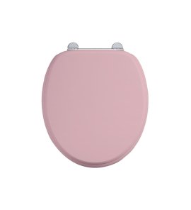 Burlington Bespoke Deska sedesowa Pink/Brushed Nickel S54BNKL