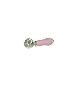 Burlington Bespoke Dźwignia spłuczki Brushed Nickel/Pink SP8BNP