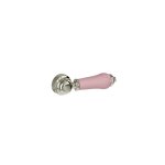 Burlington Bespoke Dźwignia spłuczki Brushed Nickel/Pink SP8BNP