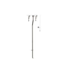 Burlington Bespoke Zestaw rur do górnopółku Brushed Nickel T30BNKL