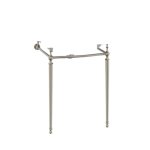 Burlington Classic Stelaż pod umywalkę 53,8x57,5 Brushed Nickel T49ABNKL