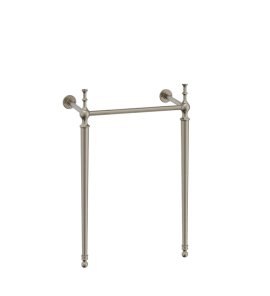 Burlington Edwardian Cloakroom Stelaż pod umywalkę Brushed Nickel T21ABNKL