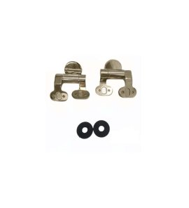 Burlington Zawiasy do deski wolnoopadającej brushed nickel SP813BNKL