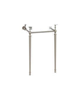 Burlington Classic Stelaż pod umywalkę 42x40 Brushed Nickel T52BNKL